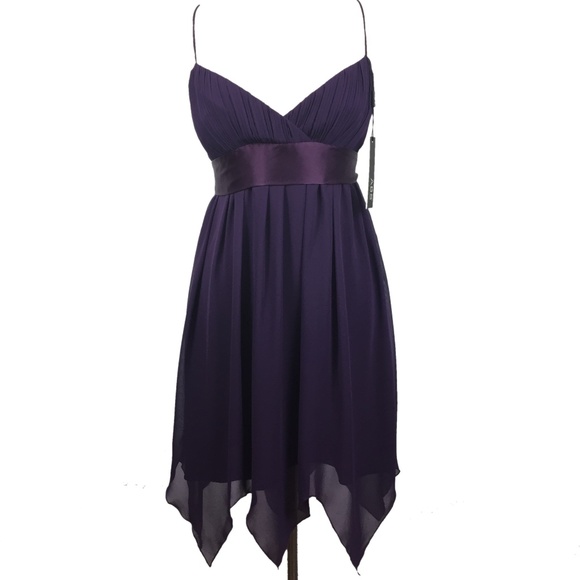 ABS Allen Schwartz Dresses & Skirts - ABS Chiffon & Satin Empire Waist Evening Dress